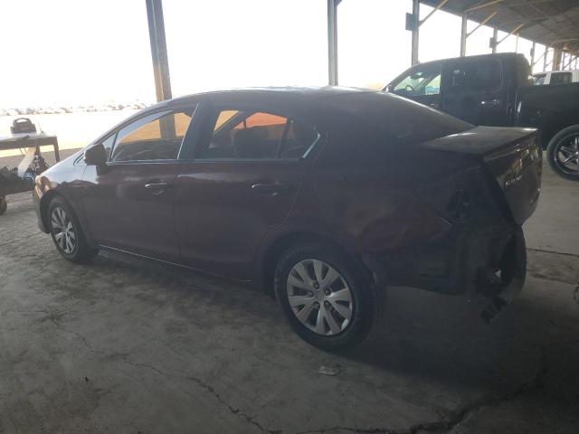 2HGFB2F57CH586703 - 2012 HONDA CIVIC LX 红色 照片 2