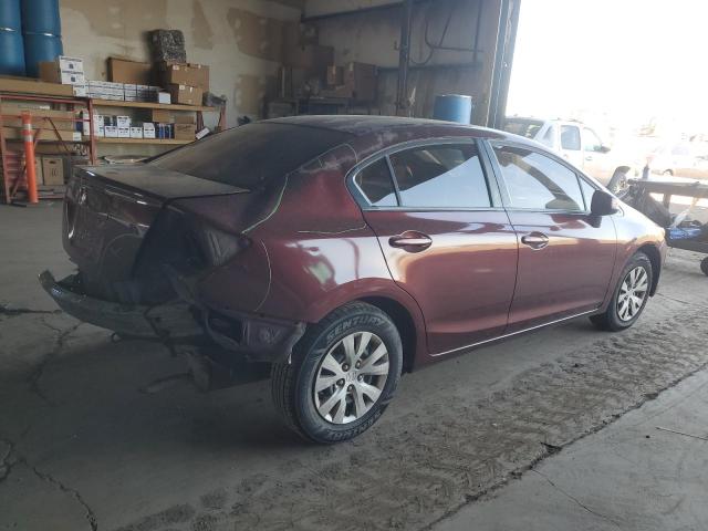 2HGFB2F57CH586703 - 2012 HONDA CIVIC LX 红色 照片 3