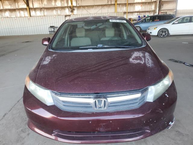 2HGFB2F57CH586703 - 2012 HONDA CIVIC LX 红色 照片 5