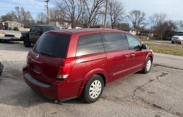 5N1BV28U57N102903 - 2007 NISSAN QUEST S BURGUNDY photo 4