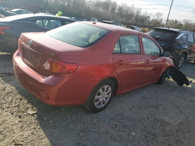 JTDBU4EE9AJ086851 - 2010 TOYOTA COROLLA BASE RED photo 3