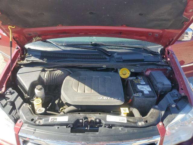 2C4RC1CG7ER224375 - 2014 CHRYSLER TOWN & COU TOURING L RED photo 12