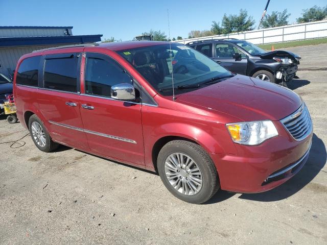 2C4RC1CG7ER224375 - 2014 CHRYSLER TOWN & COU TOURING L RED photo 4