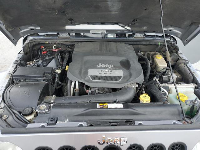 1C4BJWEG6DL665939 - 2013 JEEP WRANGLER U SAHARA ვერცხლისფერი ფოტო 12