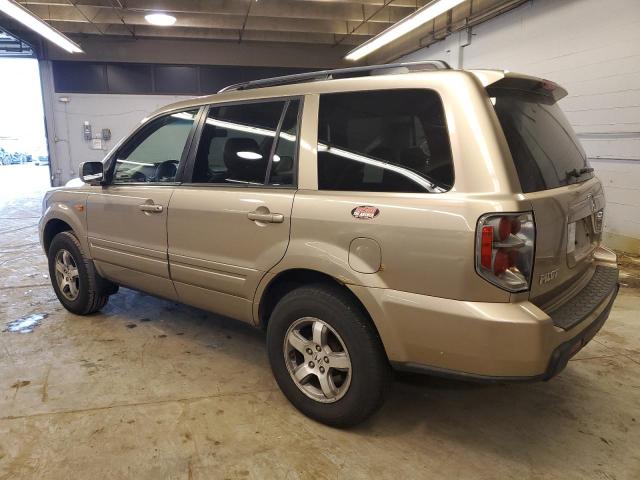 5FNYF18507B002673 - 2007 HONDA PILOT EXL TAN photo 2