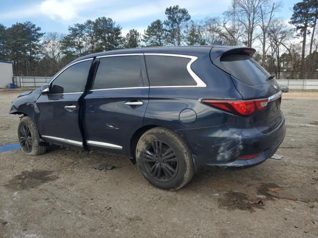 5N1DL0MN1HC512628 - 2017 INFINITI QX60 BLUE photo 2