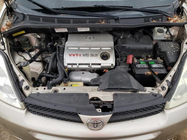 5TDZA22C04S189226 - 2004 TOYOTA SIENNA XLE TAN photo 12