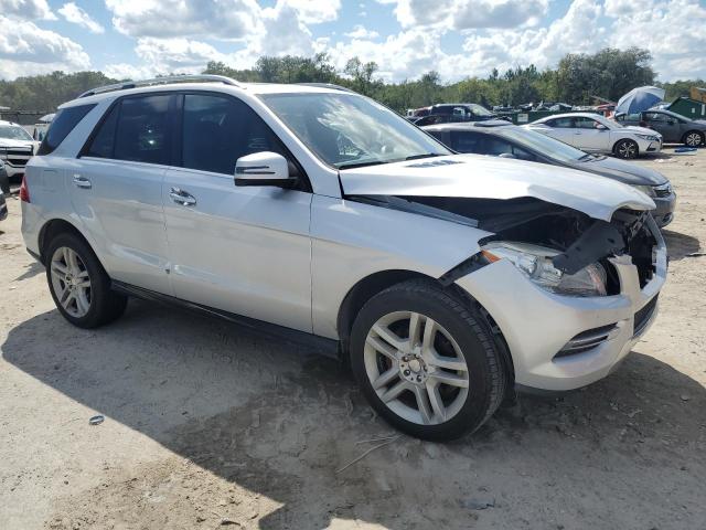 4JGDA5JB5EA396726 - 2014 MERCEDES-BENZ ML 350 SILVER photo 4