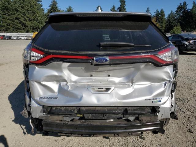 2FMTK4AP9FBC27149 - 2015 FORD EDGE SPORT ვერცხლისფერი ფოტო 6