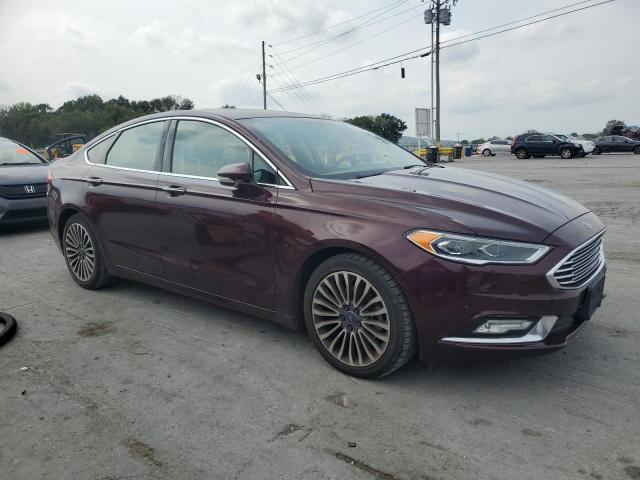 3FA6P0HD3HR136444 - 2017 FORD FUSION SE كستنائي صورة 4