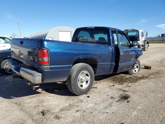 1B7HC16Z3YS542876 - 2000 DODGE RAM 1500 BLUE photo 3