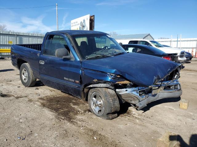 1B7HC16Z3YS542876 - 2000 DODGE RAM 1500 BLUE photo 4