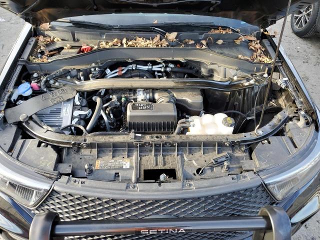 1FM5K8AB5NGB45978 - 2022 FORD EXPLORER POLICE INTERCEPTOR Սև լուսանկար 11