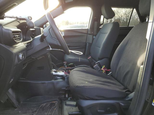 1FM5K8AB5NGB45978 - 2022 FORD EXPLORER POLICE INTERCEPTOR Սև լուսանկար 7