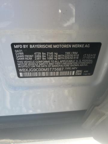 WBXJG9C00M5T75687 - 2021 BMW X1 XDRIVE28I WHITE photo 13