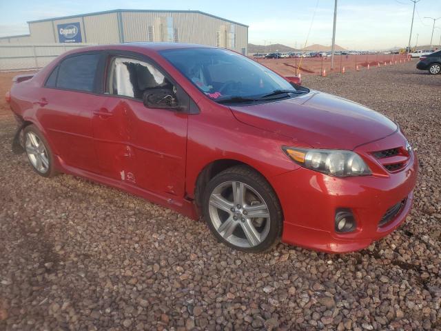 5YFBU4EE3DP102123 - 2013 TOYOTA COROLLA BASE RED photo 4