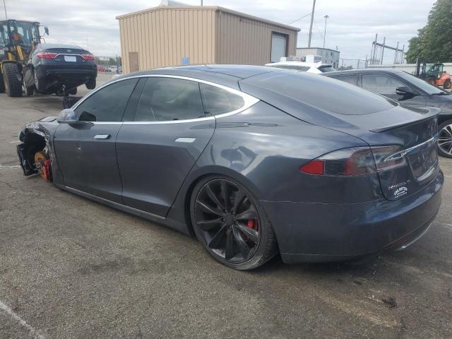5YJSA1H24EFP66713 - 2014 TESLA MODEL S Boz foto 2