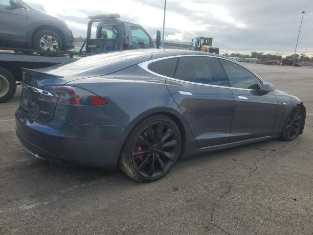 5YJSA1H24EFP66713 - 2014 TESLA MODEL S Boz foto 3