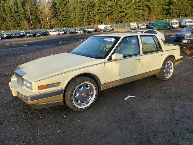 1G6KS5189HU802851 - 1987 CADILLAC SEVILLE YELLOW photo 1