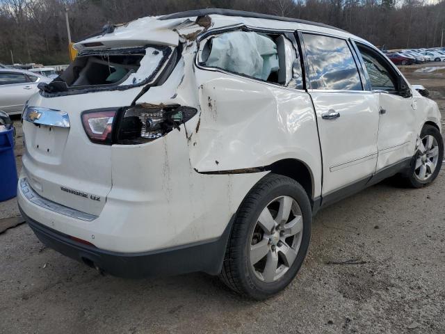 1GNKRJKD5EJ140137 - 2014 CHEVROLET TRAVERSE LTZ WHITE photo 3