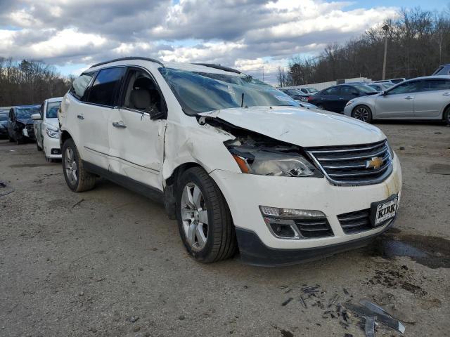 1GNKRJKD5EJ140137 - 2014 CHEVROLET TRAVERSE LTZ WHITE photo 4