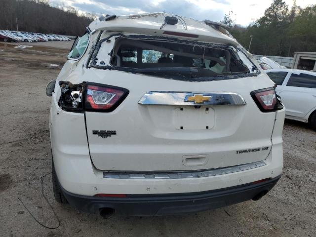 1GNKRJKD5EJ140137 - 2014 CHEVROLET TRAVERSE LTZ WHITE photo 6