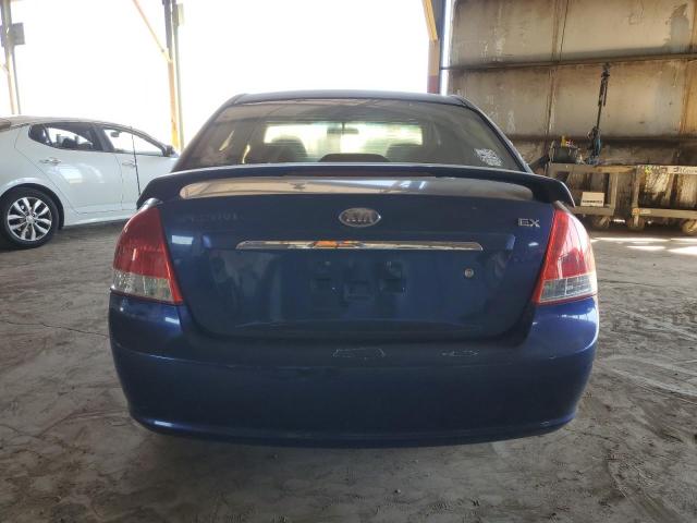 KNAFE122875468052 - 2007 KIA SPECTRA EX BLUE photo 6