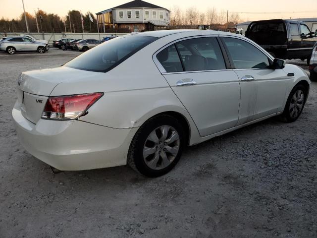 1HGCP36829A045313 - 2009 HONDA ACCORD EXL WHITE photo 3