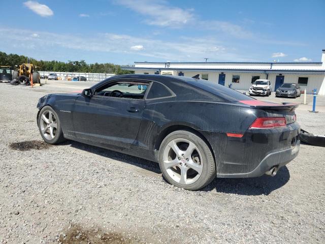 2G1FD1E3XF9186127 - 2015 CHEVROLET CAMARO LT BLACK photo 2