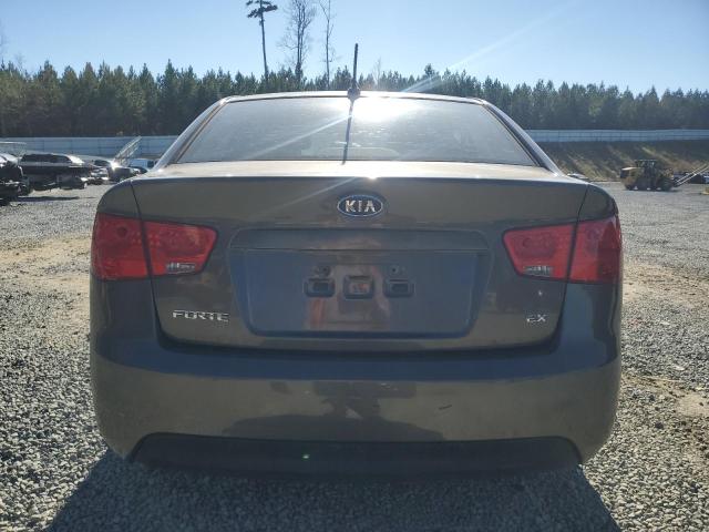 KNAFU4A25C5554970 - 2012 KIA FORTE EX BROWN photo 6