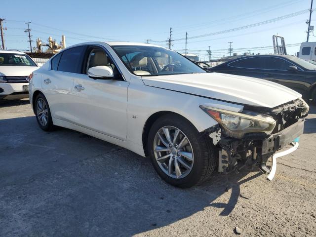 JN1BV7APXEM673024 - 2014 INFINITI Q50 BASE WHITE photo 4