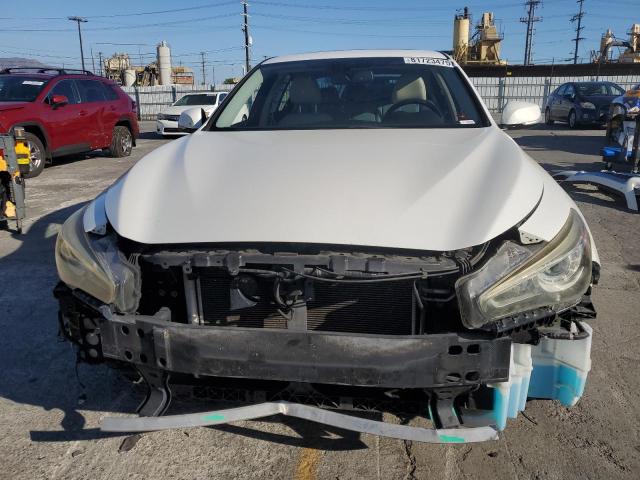 JN1BV7APXEM673024 - 2014 INFINITI Q50 BASE WHITE photo 5
