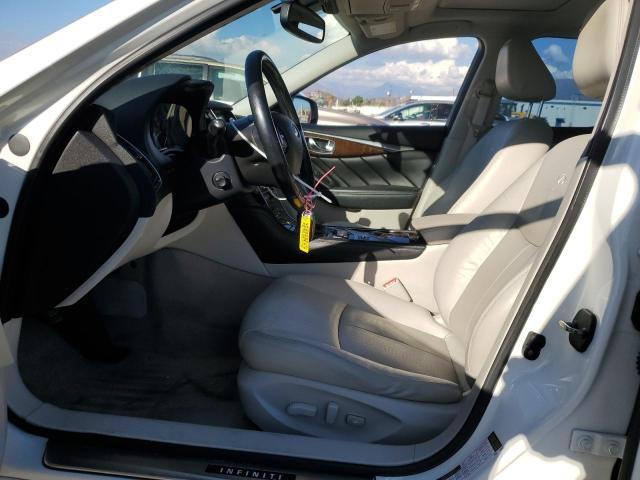 JN1BV7APXEM673024 - 2014 INFINITI Q50 BASE WHITE photo 7