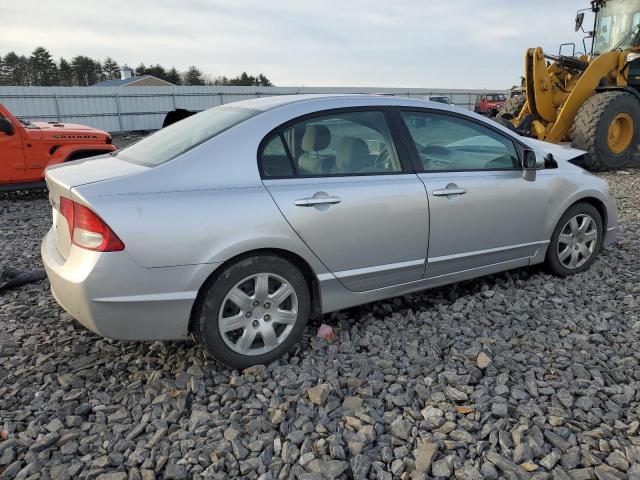 2HGFA16569H516549 - 2009 HONDA CIVIC LX SILVER photo 3