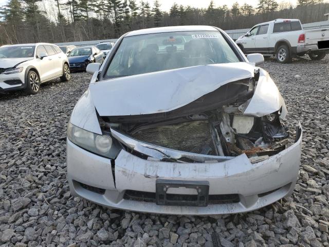 2HGFA16569H516549 - 2009 HONDA CIVIC LX SILVER photo 5