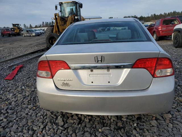 2HGFA16569H516549 - 2009 HONDA CIVIC LX SILVER photo 6