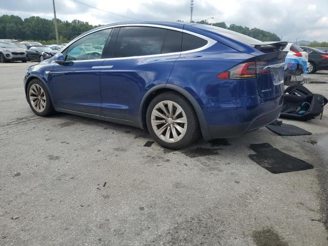 5YJXCAE28GF017520 - 2016 TESLA MODEL X Көк фото 2