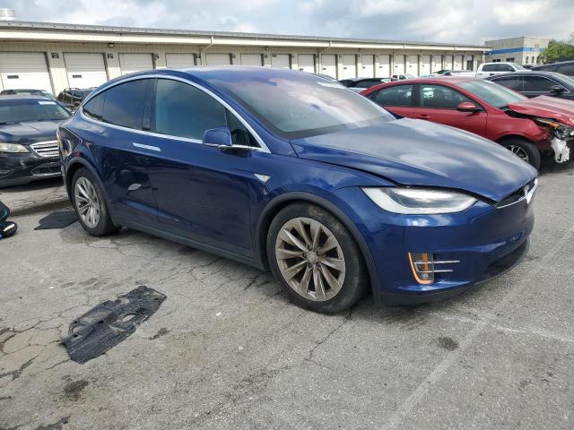 5YJXCAE28GF017520 - 2016 TESLA MODEL X Көк фото 4