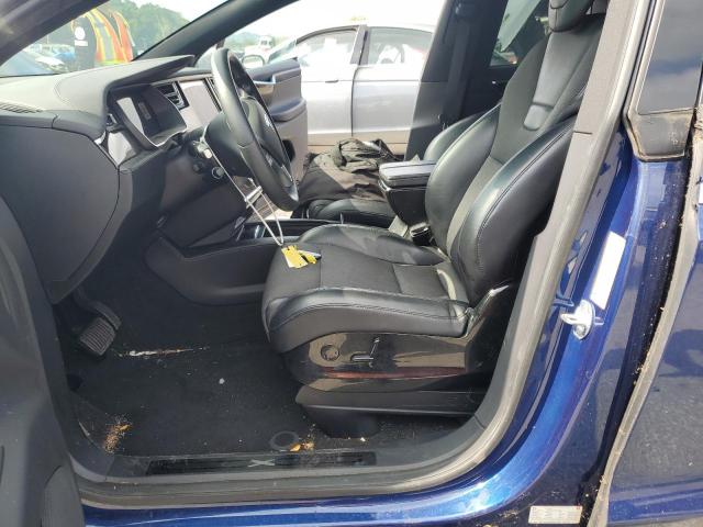 5YJXCAE28GF017520 - 2016 TESLA MODEL X Көк фото 7