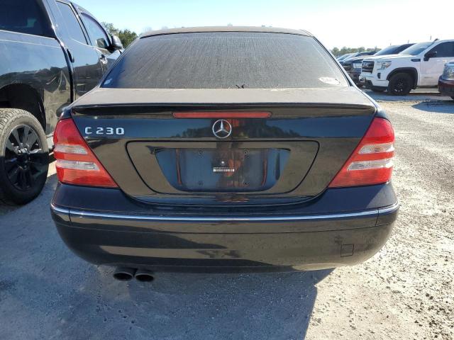 WDBRF52H87E024113 - 2007 MERCEDES-BENZ C 230 BLACK photo 6