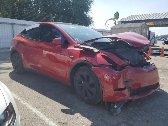 7SAYGDEEXPA130647 - 2023 TESLA MODEL Y RED photo 4