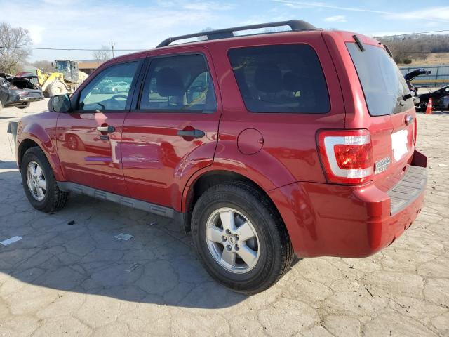 1FMCU0DG2BKB40885 - 2011 FORD ESCAPE XLT RED photo 2
