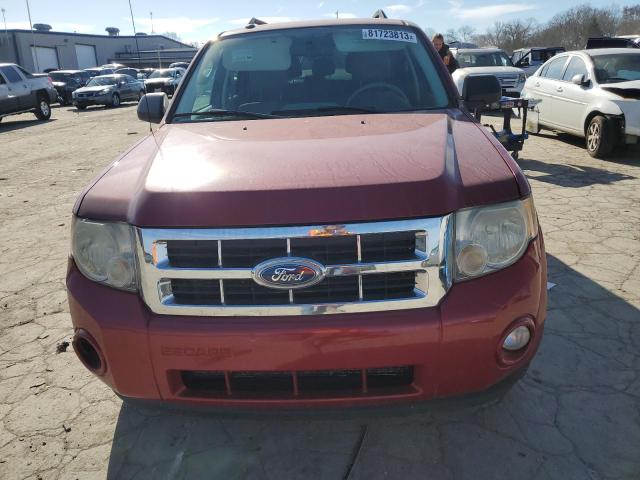 1FMCU0DG2BKB40885 - 2011 FORD ESCAPE XLT RED photo 5