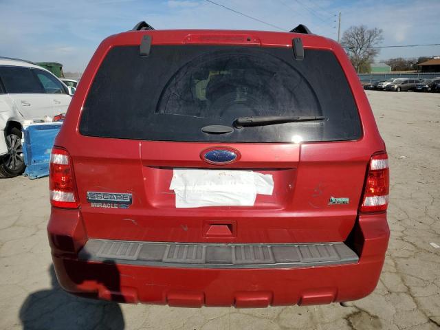 1FMCU0DG2BKB40885 - 2011 FORD ESCAPE XLT RED photo 6