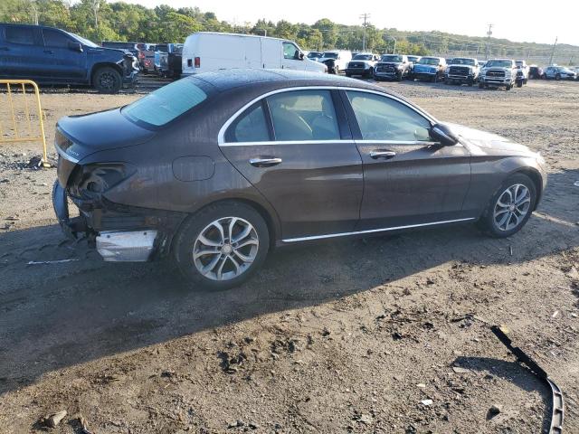55SWF4KBXFU009215 - 2015 MERCEDES-BENZ C 300 4MATIC BROWN photo 3