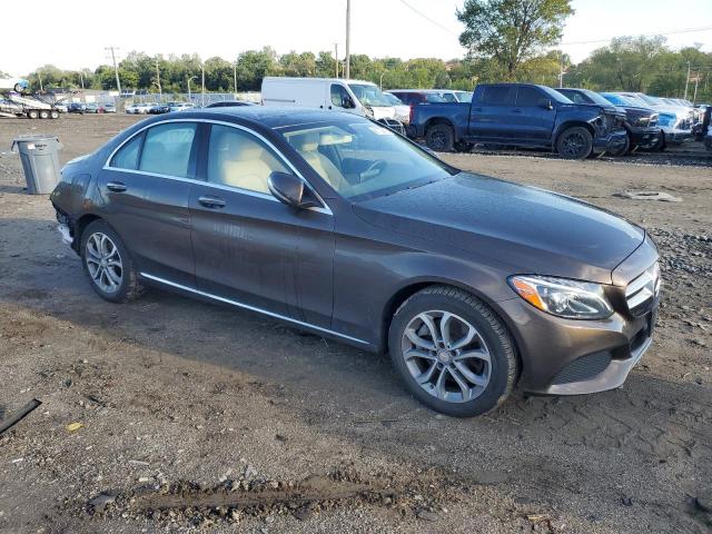 55SWF4KBXFU009215 - 2015 MERCEDES-BENZ C 300 4MATIC BROWN photo 4