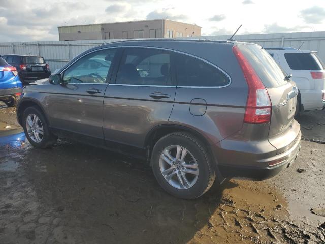 5J6RE4H74AL091320 - 2010 HONDA CR-V EXL GRAY photo 2