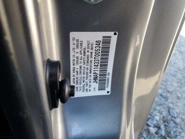 JHMAP11433T005346 - 2003 HONDA S2000 SILVER photo 12