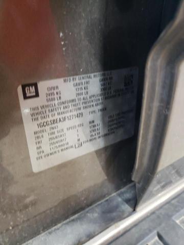 1GCGSBEA3F1271479 - 2015 CHEVROLET COLORADO LT BROWN photo 12