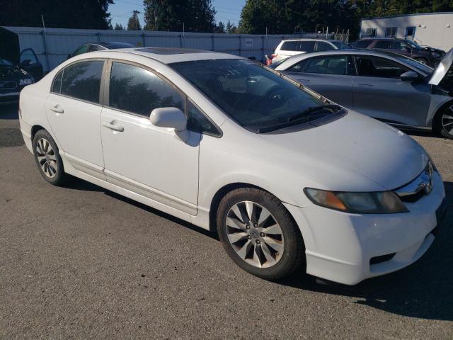 19XFA1F84BE010874 - 2011 HONDA CIVIC EX WHITE photo 4